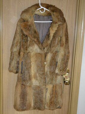 Genuine Real Fur Long Winter Luxurious Coat